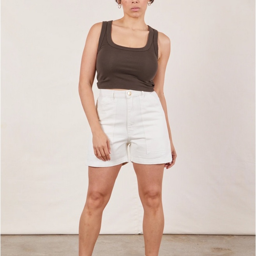 NWOT | Big Bud Press | Classic Work Shorts | Vintage Tee Off-White | Size M